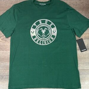 NEW True Religion Foil Buddha Face Tee XL